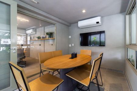 Área comum - Sala de Reuniões de kitnet/studio à venda com 1 quarto, 22m² em Pinheiros, São Paulo