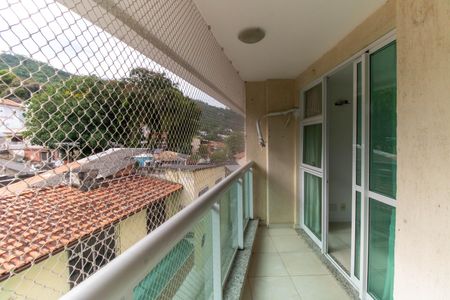 Varanda da Sala de apartamento à venda com 2 quartos, 80m² em São Francisco, Niterói