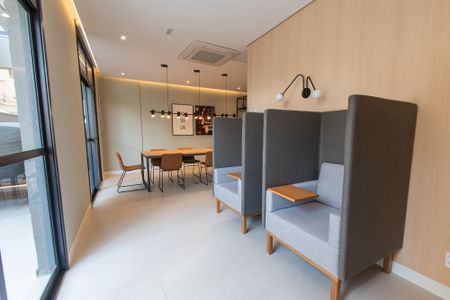 Studio para alugar com 27m², 1 quarto e sem vagaCoworking