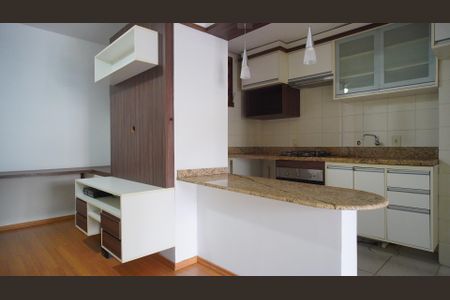Sala cozinha  de apartamento para alugar com 1 quarto, 45m² em Centro Histórico, Porto Alegre