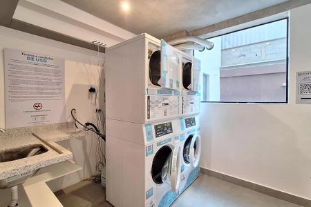 Studio para alugar com 36m², 1 quarto e 1 vagaLavanderia