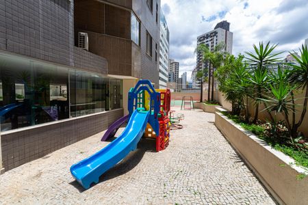 Área comum - Playground de apartamento para alugar com 3 quartos, 137m² em Lourdes, Belo Horizonte