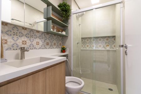 Banheiro de apartamento para alugar com 1 quarto, 25m² em Butantã, São Paulo