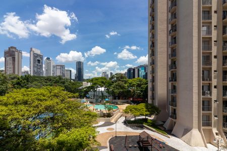 Vista da Sacada de apartamento à venda com 1 quarto, 51m² em Vila Olímpia, São Paulo