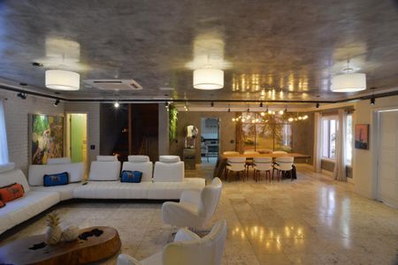 Sala de casa de condomínio para alugar com 4 quartos, 634m² em Itanhangá, Rio de Janeiro