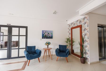 Apartamento para alugar com 90m², 2 quartos e 2 vagasHall social