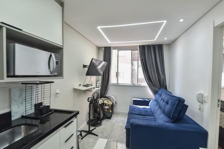 Sala/cozinha de apartamento à venda com 1 quarto, 24m² em Mooca, São Paulo