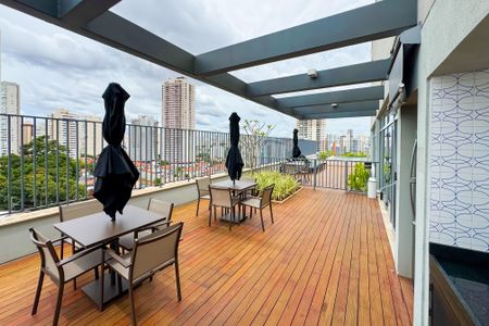 Studio à venda com 27m², 1 quarto e sem vagaChurrasqueira - Rooftop