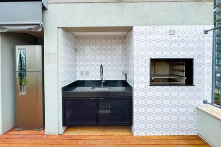 Studio à venda com 27m², 1 quarto e sem vagaChurrasqueira - Rooftop