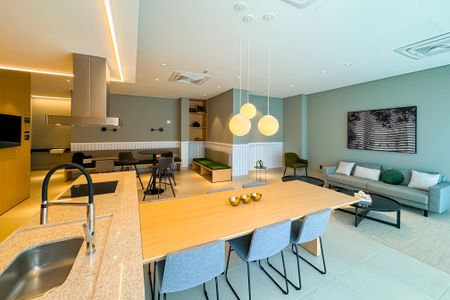 Studio à venda com 27m², 1 quarto e sem vagaSalão de Festas