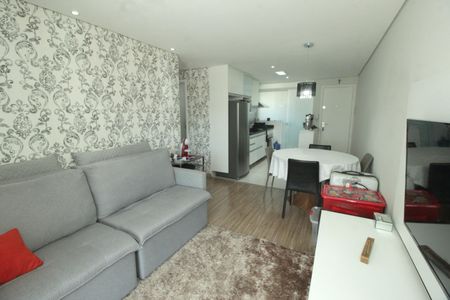 Sala de apartamento para alugar com 2 quartos, 132m² em Vila Homero Thon, Santo André