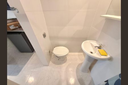 Banheiro  de apartamento para alugar com 1 quarto, 30m² em Lapa, Rio de Janeiro