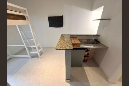 Sala/Quarto/Cozinha  de apartamento para alugar com 1 quarto, 30m² em Lapa, Rio de Janeiro