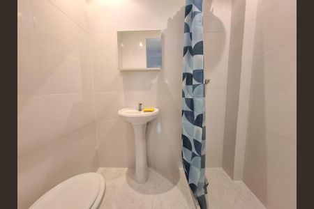 Banheiro  de apartamento para alugar com 1 quarto, 30m² em Lapa, Rio de Janeiro