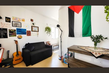 Sala de apartamento à venda com 1 quarto, 43m² em Cambuí, Campinas