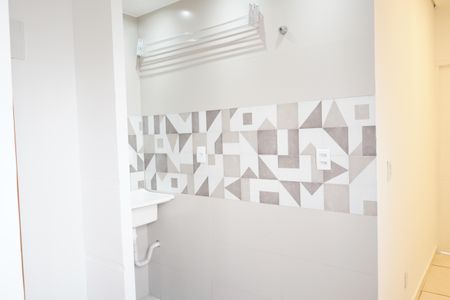 Área de Serviço de kitnet/studio para alugar com 1 quarto, 27m² em Brás, São Paulo