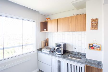 Varanda gourmet de apartamento à venda com 3 quartos, 70m² em Centro, Diadema