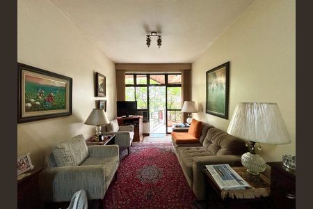 Sala de apartamento à venda com 3 quartos, 125m² em Humaitá, Rio de Janeiro