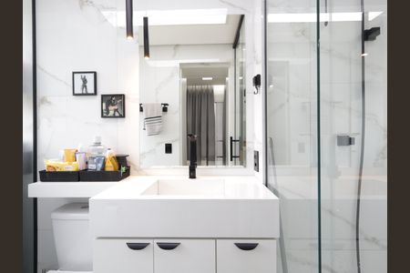 Apartamento à venda com 39m², 1 quarto e 2 vagasBanheiro da Suíte