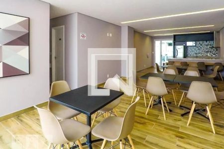 Studio para alugar com 34m², 1 quarto e 1 vagaÁrea Gourmet