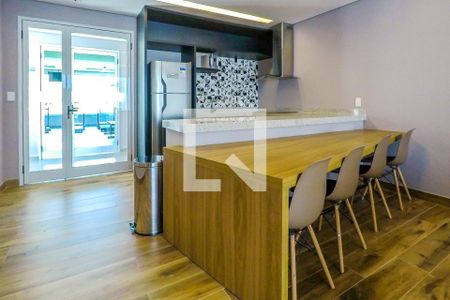 Studio para alugar com 34m², 1 quarto e 1 vagaÁrea Gourmet