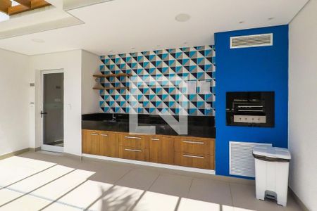 Studio para alugar com 34m², 1 quarto e 1 vagaChurrasqueira