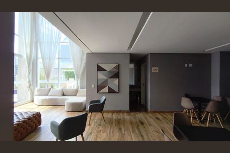 Studio para alugar com 34m², 1 quarto e 1 vagaHall