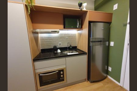 Cozinha de apartamento à venda com 1 quarto, 25m² em Vila Mariana, São Paulo