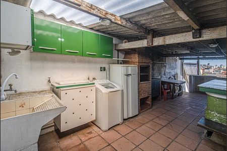 Casa para alugar com 100m², 2 quartos e 1 vaga Casa para alugar com 100m², 2 quartos e 1 vagaespaço gourmet e área de serviço no terraço_4