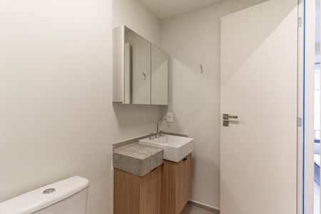 Banheiro de kitnet/studio à venda com 1 quarto, 24m² em Consolação, São Paulo