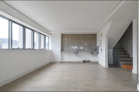 Sala/Cozinha de apartamento à venda com 1 quarto, 78m² em Funcionários, Belo Horizonte