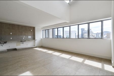 Sala/Cozinha de apartamento à venda com 1 quarto, 73m² em Funcionários, Belo Horizonte