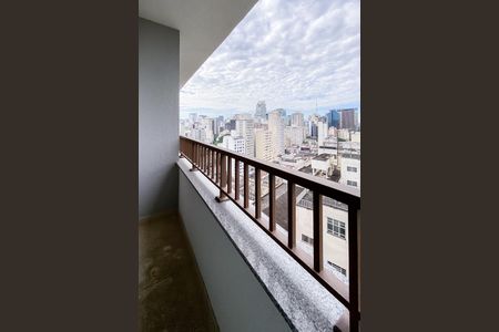 Varanda de kitnet/studio à venda com 1 quarto, 22m² em Consolação, São Paulo