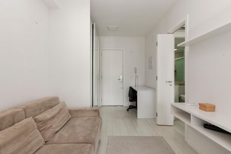 Sala de apartamento para alugar com 1 quarto, 33m² em Brooklin, São Paulo