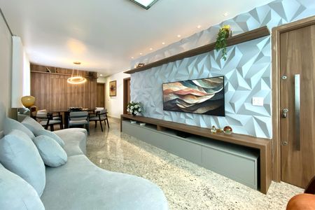 Sala de apartamento à venda com 4 quartos, 126m² em Cidade Nova, Belo Horizonte