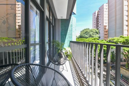 Apartamento para alugar com 35m², 1 quarto e sem vagaVaranda
