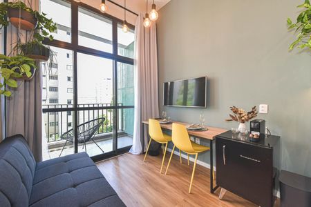 Apartamento para alugar com 35m², 1 quarto e sem vagaSala - Cozinha Integrada