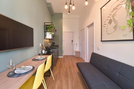 Apartamento para alugar com 35m², 1 quarto e sem vagaSala - Cozinha Integrada