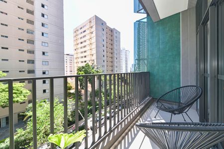 Apartamento para alugar com 35m², 1 quarto e sem vagaVaranda