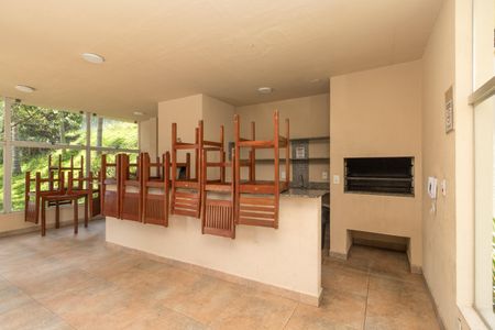 Studio à venda com 30m², 1 quarto e 1 vagaChurrasqueira