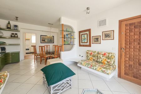 Sala de apartamento para alugar com 3 quartos, 120m² em Vila Maia, Guarujá