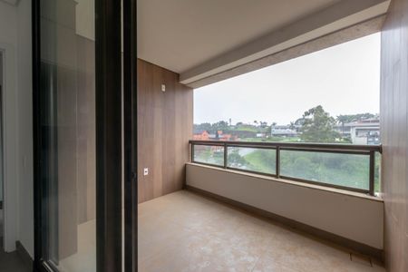Varanda de apartamento à venda com 3 quartos, 115m² em Vila das Flores, Nova Lima