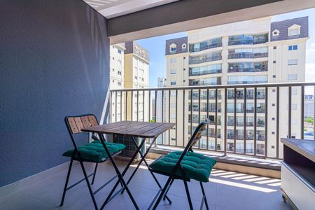 Studio para alugar com 26m², 1 quarto e sem vagaVaranda