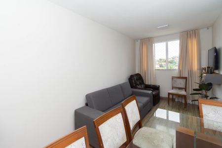 Sala de apartamento à venda com 2 quartos, 46m² em Parque Maracana, Contagem