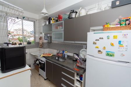 Cozinha e Área de Serviço de apartamento à venda com 2 quartos, 46m² em Parque Maracana, Contagem
