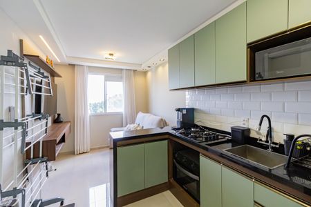 Sala/Cozinha de apartamento para alugar com 1 quarto, 27m² em Jardim Mirante, São Paulo