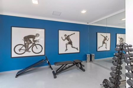 Apartamento para alugar com 27m², 1 quarto e sem vaga Apartamento para alugar com 27m², 1 quarto e sem vagaÁrea comum - Academia