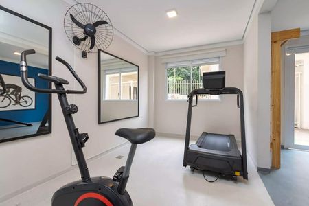 Apartamento para alugar com 27m², 1 quarto e sem vaga Apartamento para alugar com 27m², 1 quarto e sem vagaÁrea comum - Academia