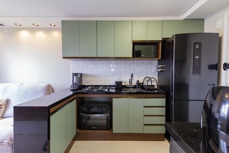 Apartamento para alugar com 27m², 1 quarto e sem vaga Apartamento para alugar com 27m², 1 quarto e sem vagaCozinha e Área de Serviço