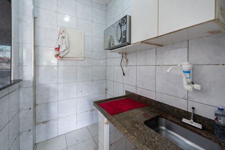 Cozinha de kitnet/studio para alugar com 1 quarto, 64m² em Itararé, Santos